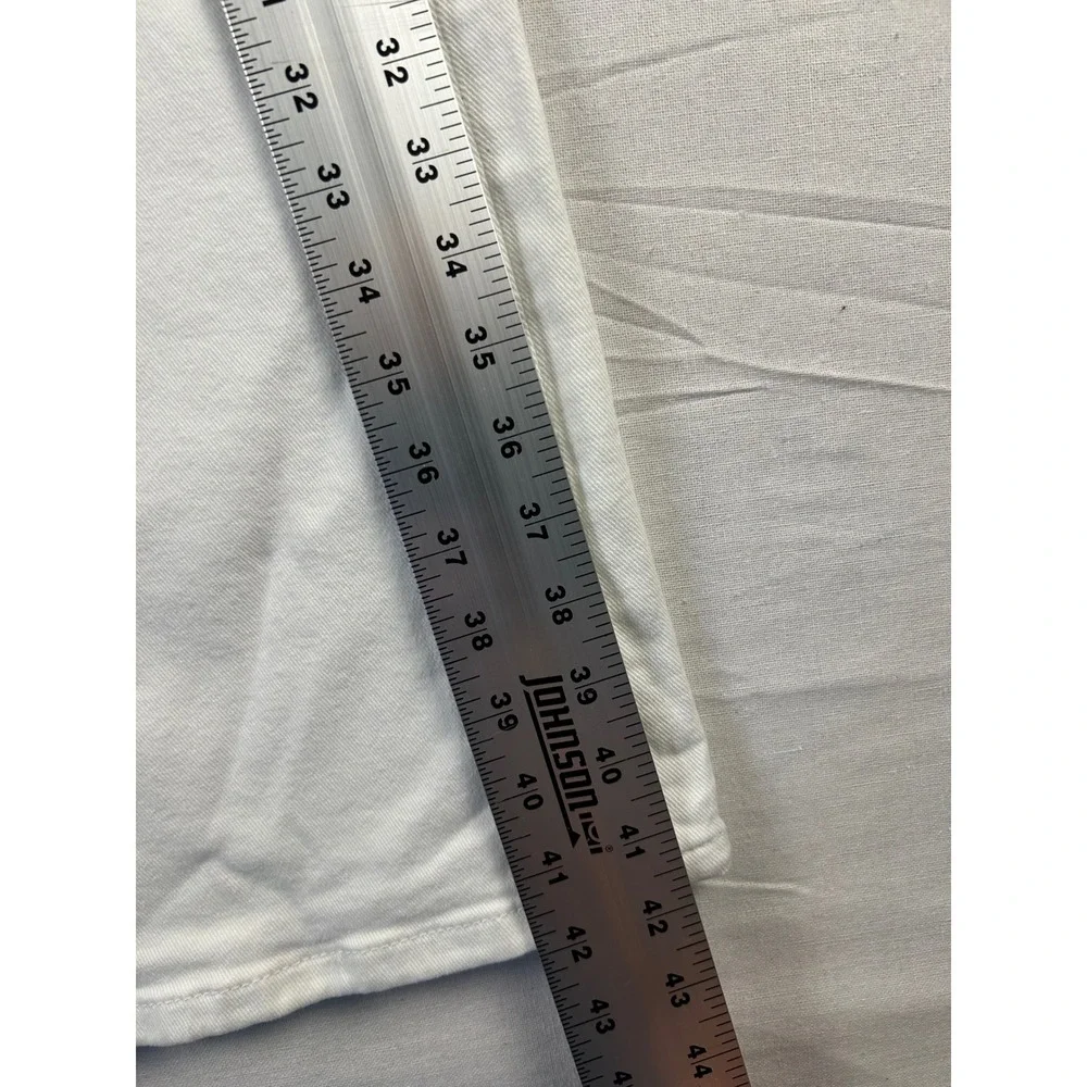 Etica Romi Mid Rise Wide Leg Jeans Vintage White EW991536 Size 30 NWT